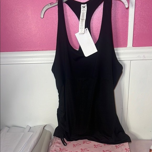 Black Racerback Tank Top - Picture 1 of 7